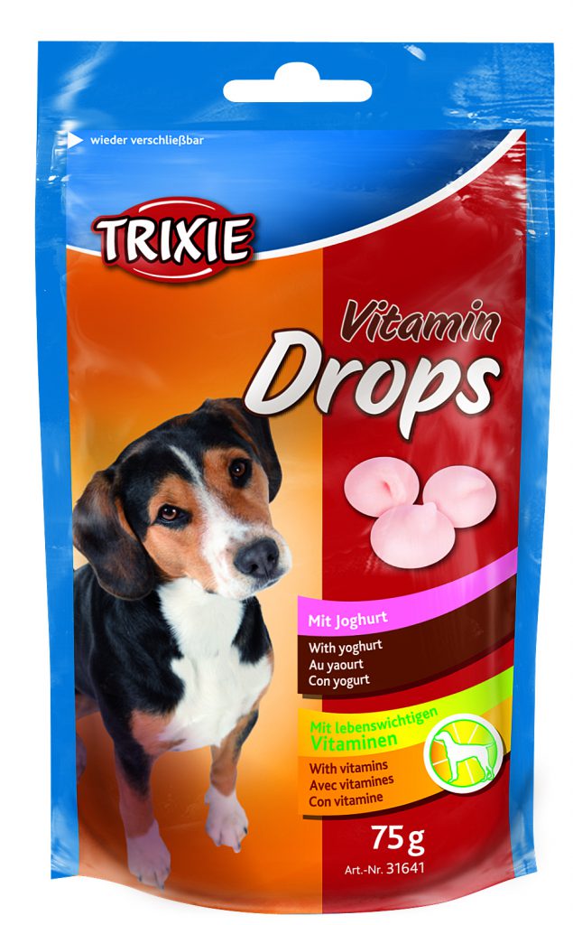 Trixie Joghurt Drops Hunde Leckerchen mit wertvollen Vitaminen Joghurt