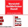Hunde Warnschild Warntafel Auenbereich 25x20 cm 3 Motive Kunststoff rot NOBBY 253284457326